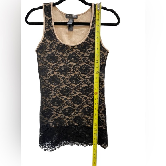 Bisou Bisou Michelle Bohbot lace tank size Small - Picture 4 of 5